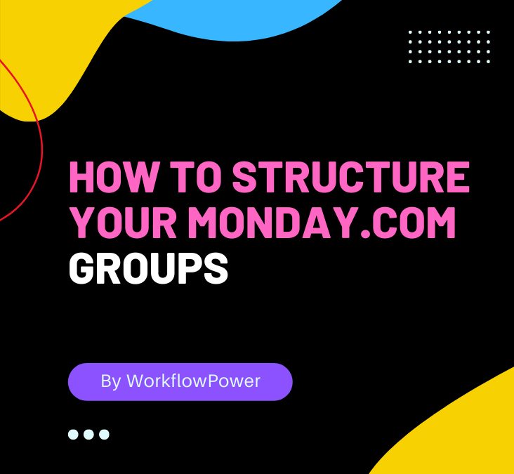 How To Structure Your Monday.com Groups